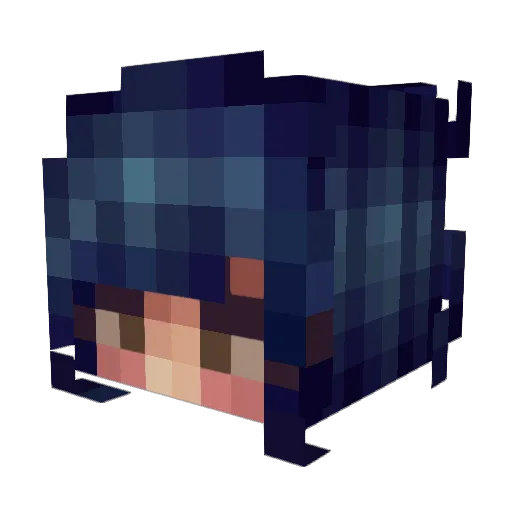 qudds Minecraft avatar head, 3D render