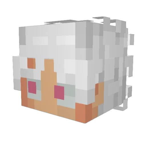 qudtld123 Minecraft avatar head, 3D render