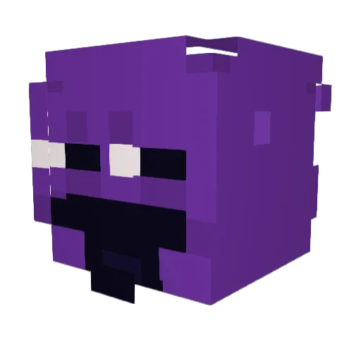 queasysoap Minecraft avatar head, 3D render