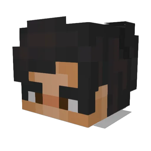 queen0212 Minecraft avatar head, 3D render
