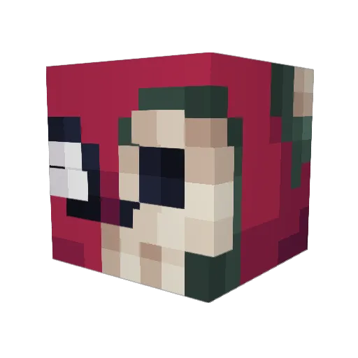 queen_vaheen Minecraft avatar head, 3D render