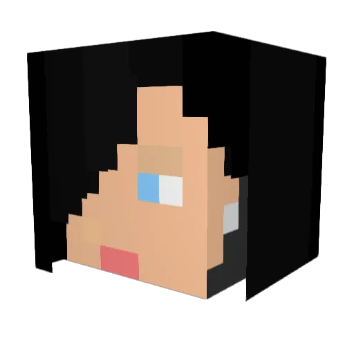 queen_victoria Minecraft avatar head, 3D render