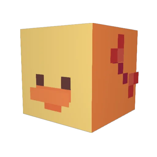 queen_yoki Minecraft avatar head, 3D render