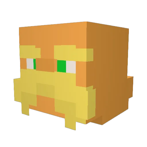 queenofpink100 Minecraft avatar head, 3D render
