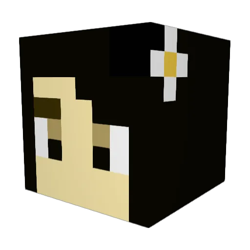 queenxe Minecraft avatar head, 3D render