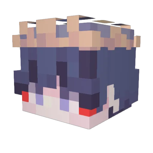 queer_nerd Minecraft avatar head, 3D render