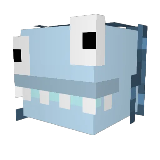 queijoqueimado Minecraft avatar head, 3D render