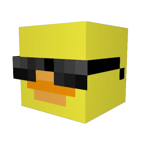 queriteri Minecraft avatar head, 3D render
