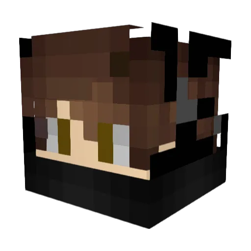 querly02 Minecraft avatar head, 3D render