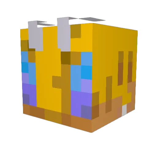 questoDemon Minecraft avatar head, 3D render