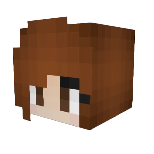 quickgirl101 Minecraft avatar head, 3D render
