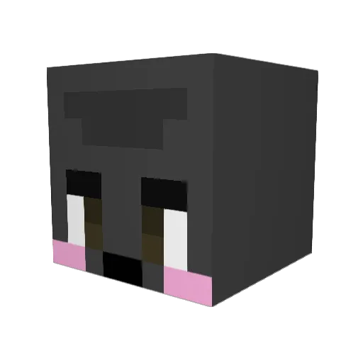 quid2411 Minecraft avatar head, 3D render