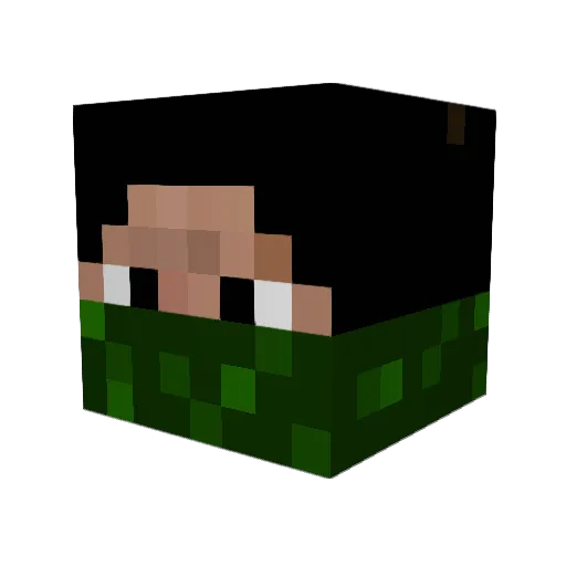 quider159 Minecraft avatar head, 3D render