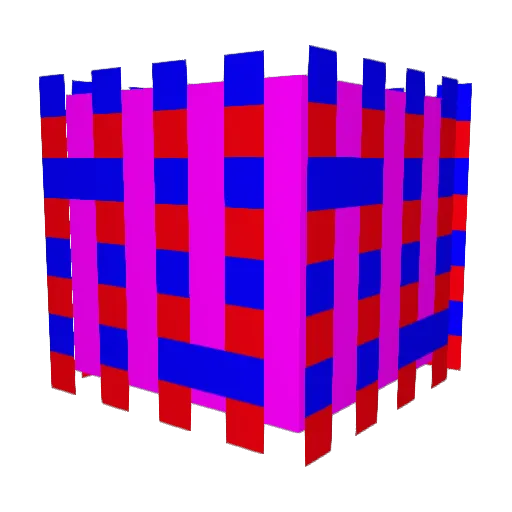 quiet_06 Minecraft avatar head, 3D render