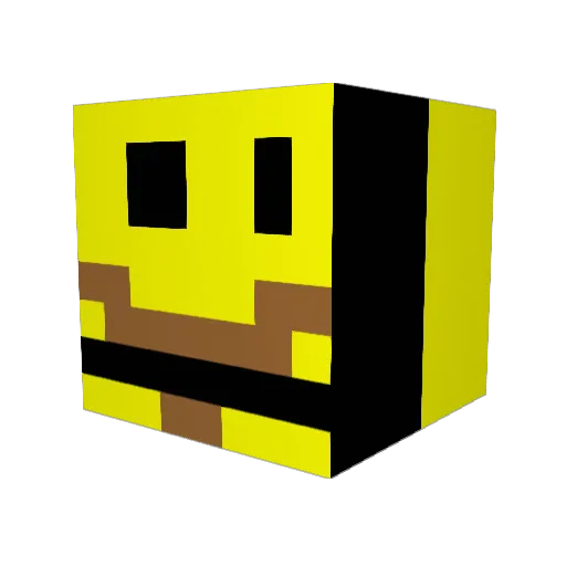 quincy03 Minecraft avatar head, 3D render