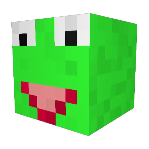 quinn50 Minecraft avatar head, 3D render