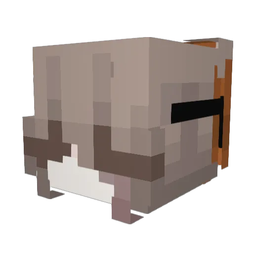 quinnalynn_ Minecraft avatar head, 3D render