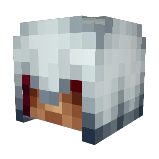 quinnjones Minecraft avatar head, 3D render