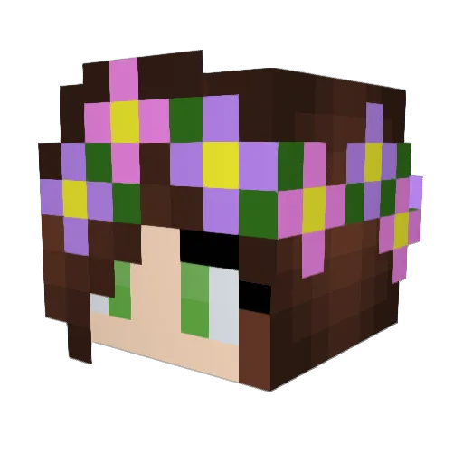 quinnlyn3 Minecraft avatar head, 3D render