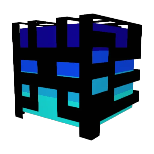 quinnyq Minecraft avatar head, 3D render