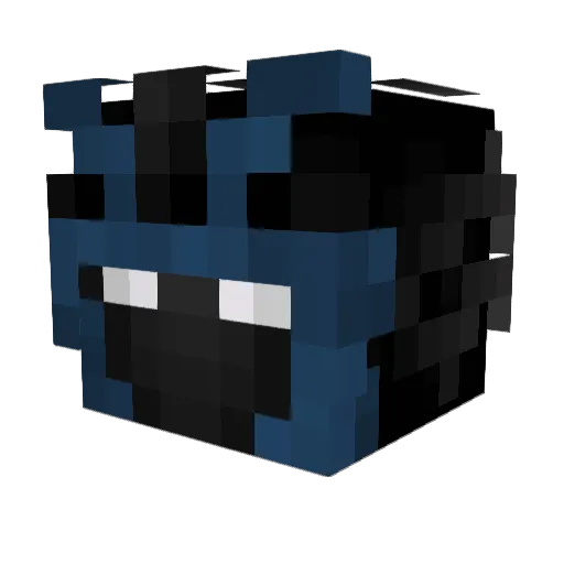 quinten114 Minecraft avatar head, 3D render