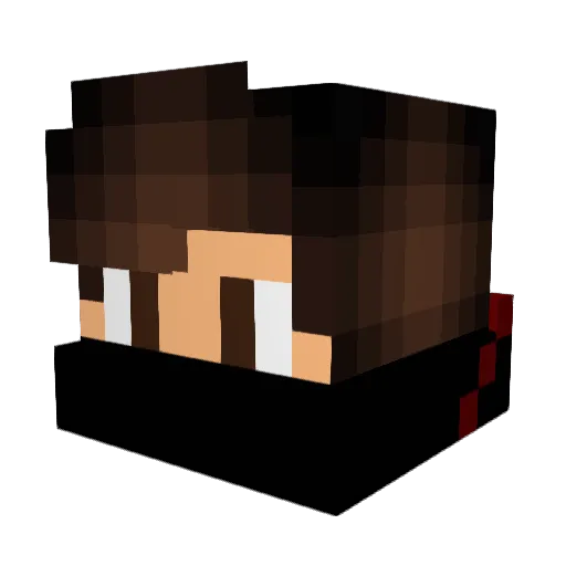 quinten2002 Minecraft avatar head, 3D render