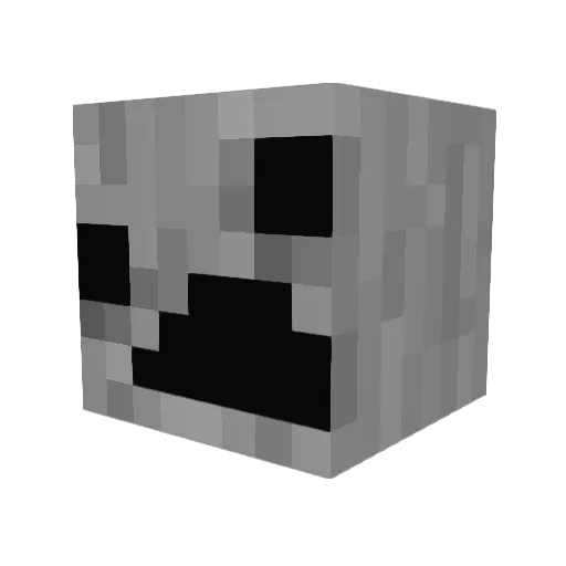 quipplup Minecraft avatar head, 3D render