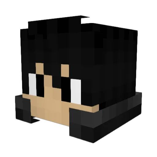 quique4 Minecraft avatar head, 3D render
