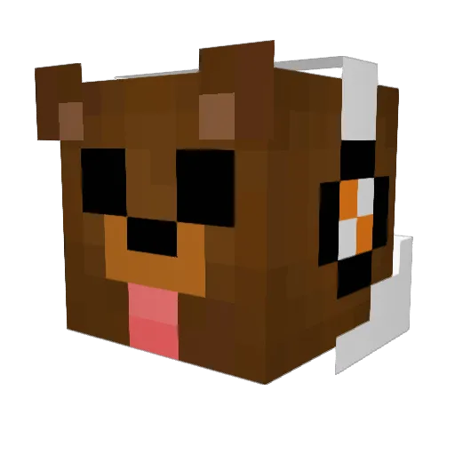 quirinmaria Minecraft avatar head, 3D render