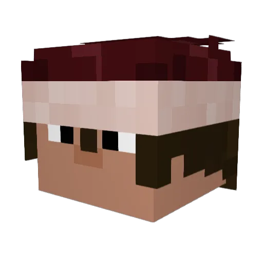 quispp Minecraft avatar head, 3D render