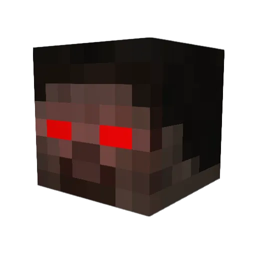 quitt Minecraft avatar head, 3D render