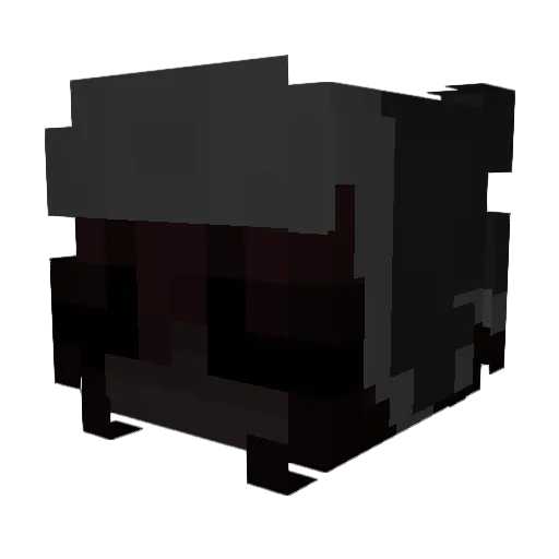 quitvaping Minecraft avatar head, 3D render