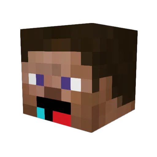 quizzledrizzle22 Minecraft avatar head, 3D render