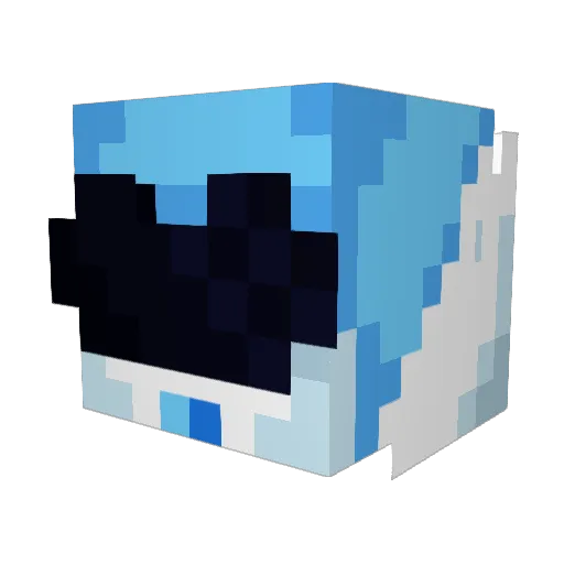 quonk__ Minecraft avatar head, 3D render