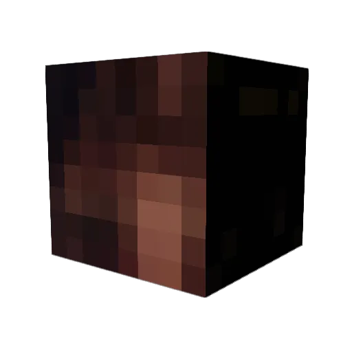 qurehsun Minecraft avatar head, 3D render