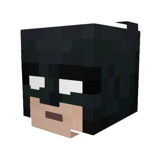 qutka Minecraft avatar head, 3D render