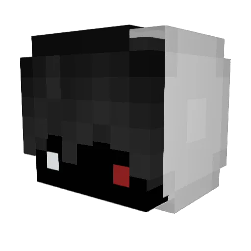 quuteCupcake Minecraft avatar head, 3D render