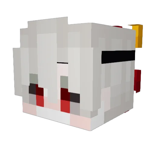 quyunchuan Minecraft avatar head, 3D render