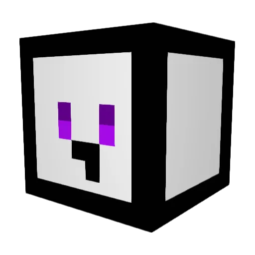 qvdz Minecraft avatar head, 3D render