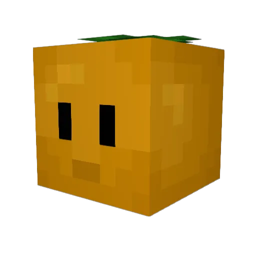 qveq Minecraft avatar head, 3D render