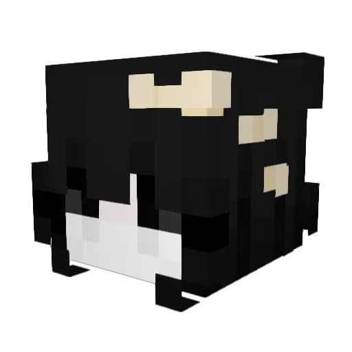 qw4 Minecraft avatar head, 3D render