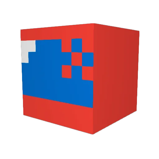 qweaeqew Minecraft avatar head, 3D render