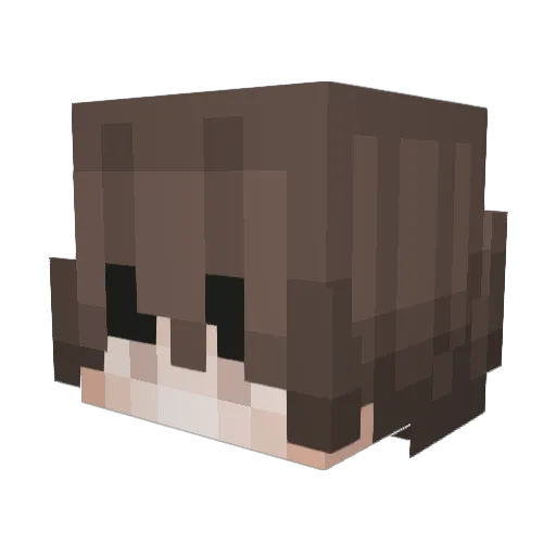 qweinke Minecraft avatar head, 3D render