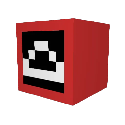 qwend Minecraft avatar head, 3D render