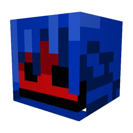 qwert4000 Minecraft avatar head, 3D render