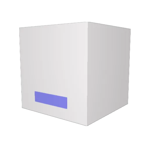qwerty2446 Minecraft avatar head, 3D render