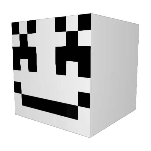 qwertypoopslam Minecraft avatar head, 3D render