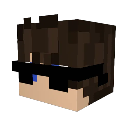 qwertyuiop10203 Minecraft avatar head, 3D render