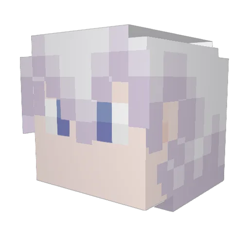 qwertyuiop75 Minecraft avatar head, 3D render