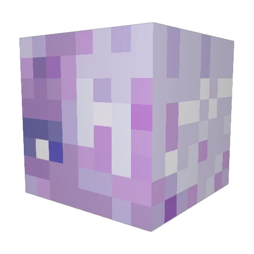 qwertyworm Minecraft avatar head, 3D render